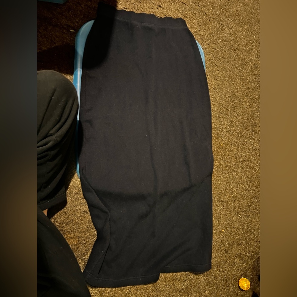Navy Blue Meg Allen Pencil Skirt